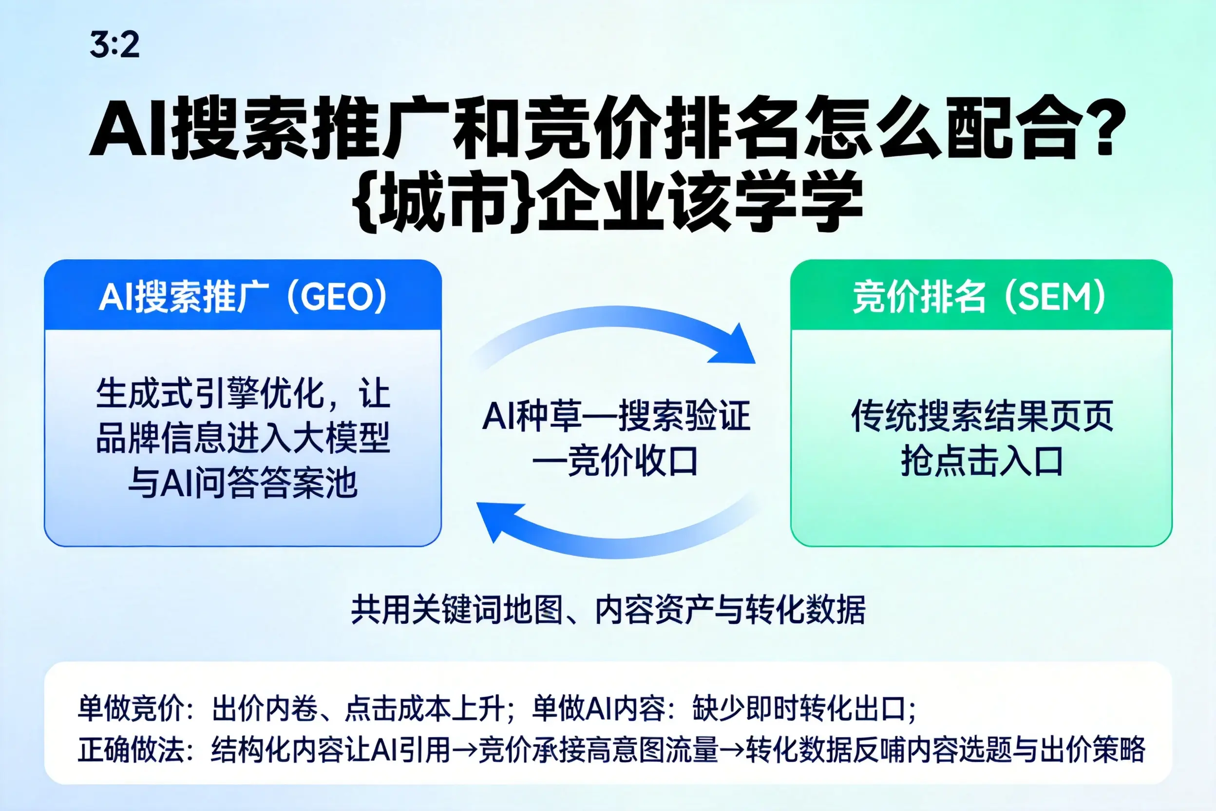 AI搜索推广和竞价排名怎么配合?昆明企业该学学