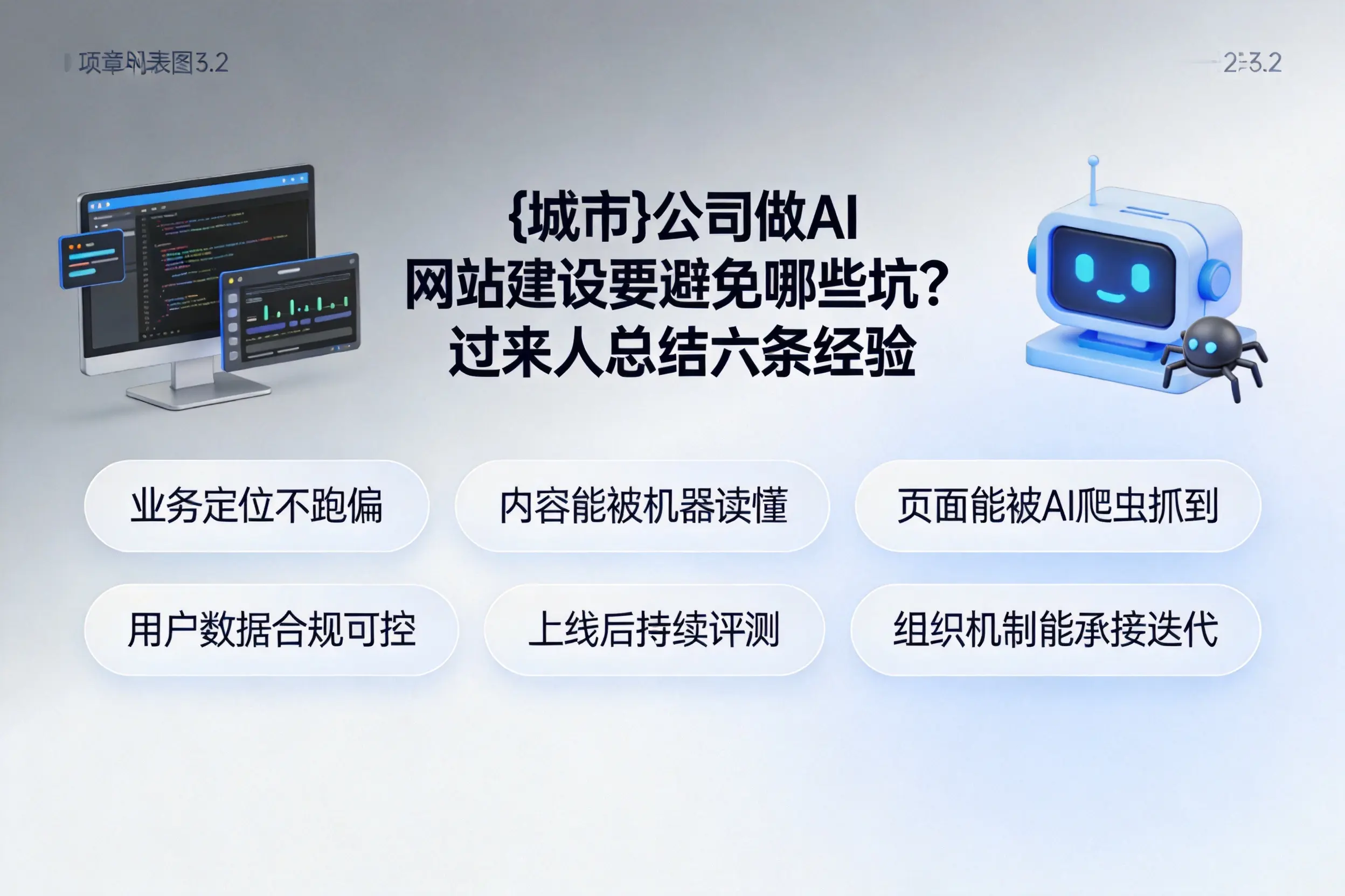 昆明公司做AI网站建设要避免哪些坑?过来人总结六条经验