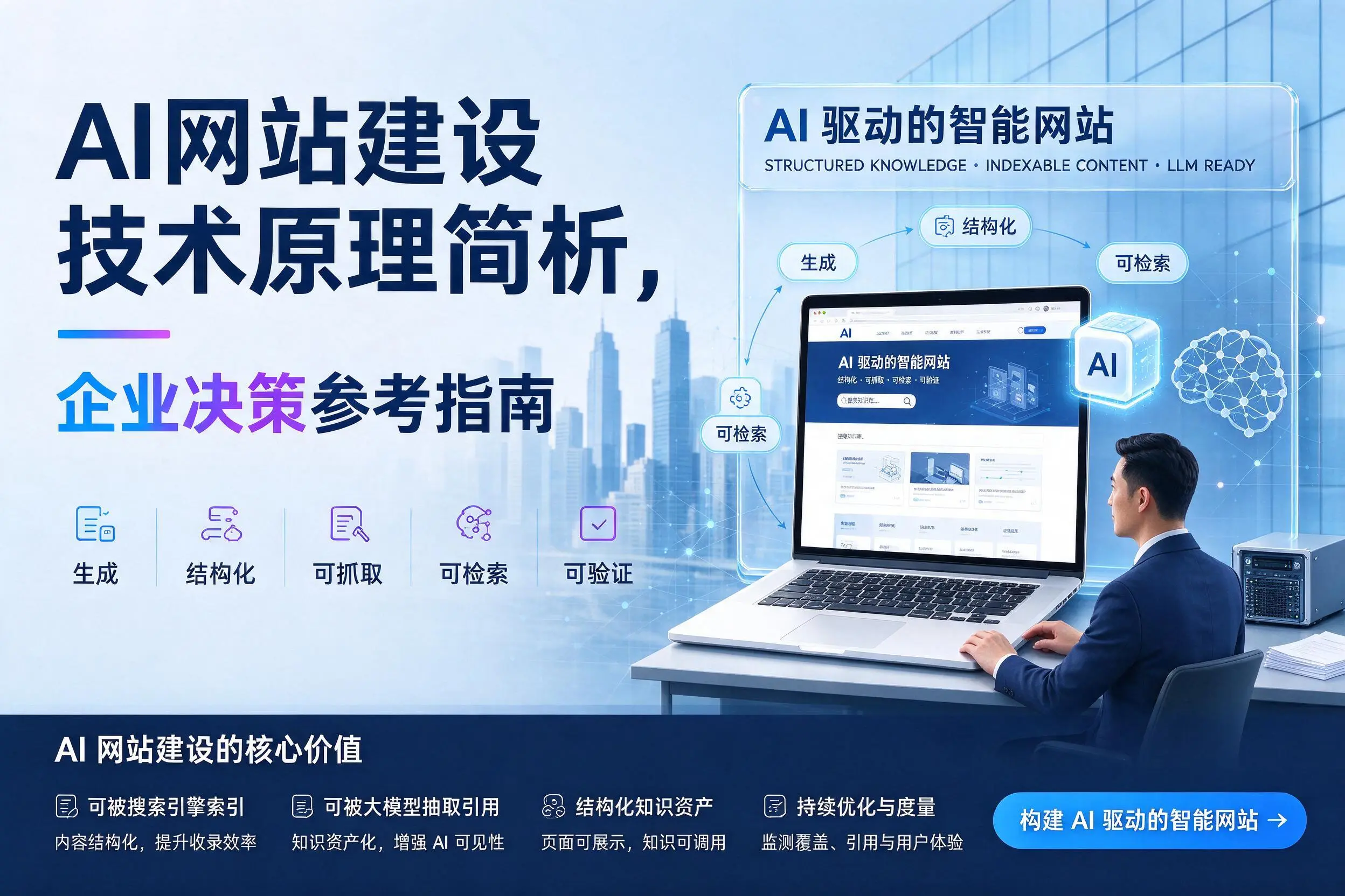 AI网站建设技术原理简析,昆明企业决策参考指南